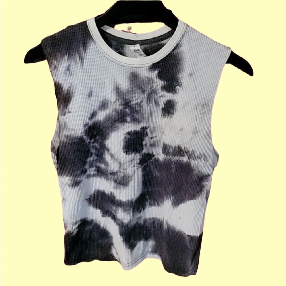 Zyia Hendrix Tank San Diego active waffle womens small Tie dye top shirt…